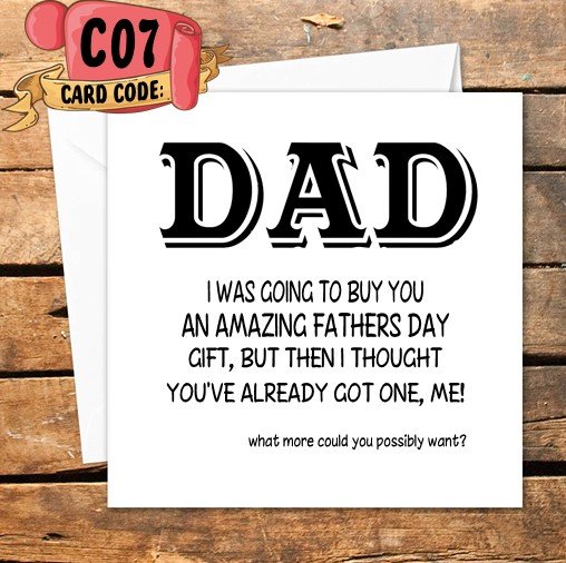 Crafty Greeting Card - Fathers Day Bundle (B07)