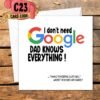 Crafty Greeting Card - Fathers Day Bundle (B23)
