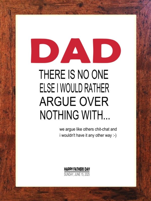 Picture Perfect - Fathers Day Print - C40