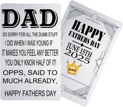 Fathers Day - Wallet Keepsake 12