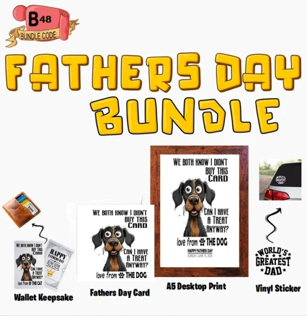 Crafty Greeting Card - Fathers Day Bundle (B48)