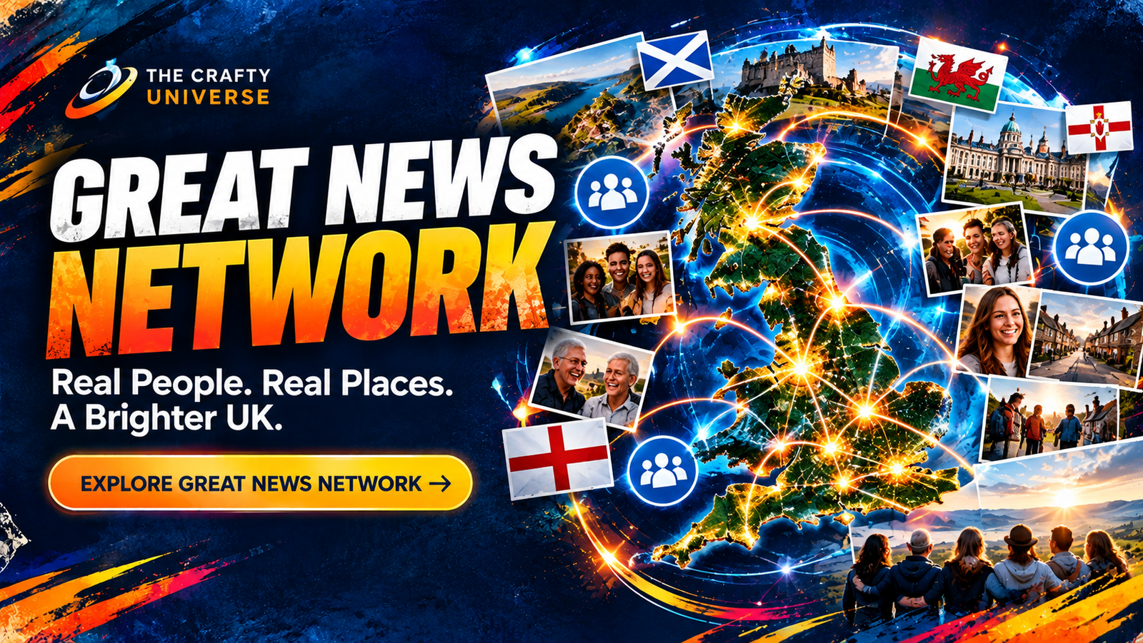 Great News Network artwork introducing local communities